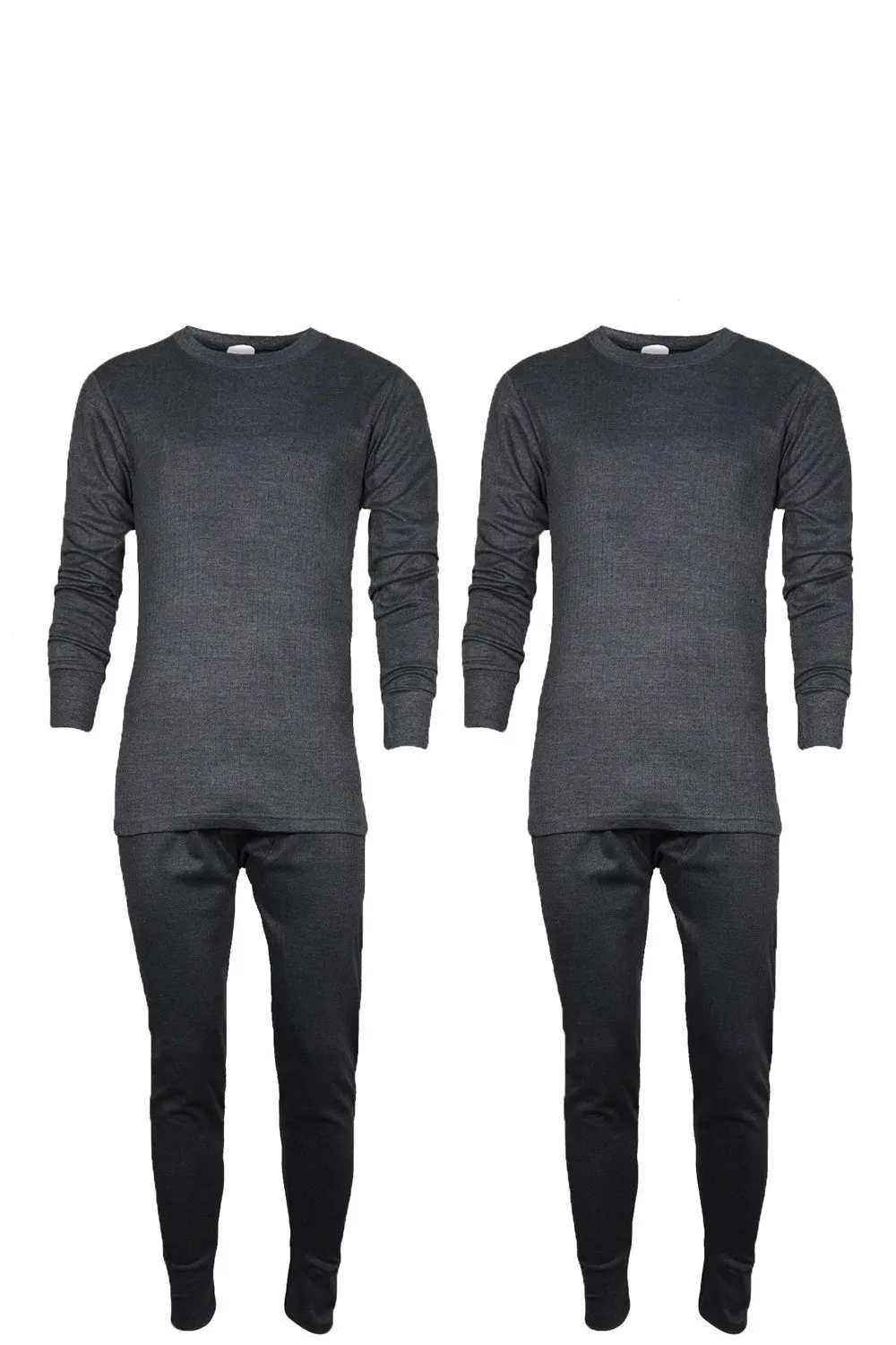 2 Pack Mens Premium Quality Thermal Long Johns Full Set