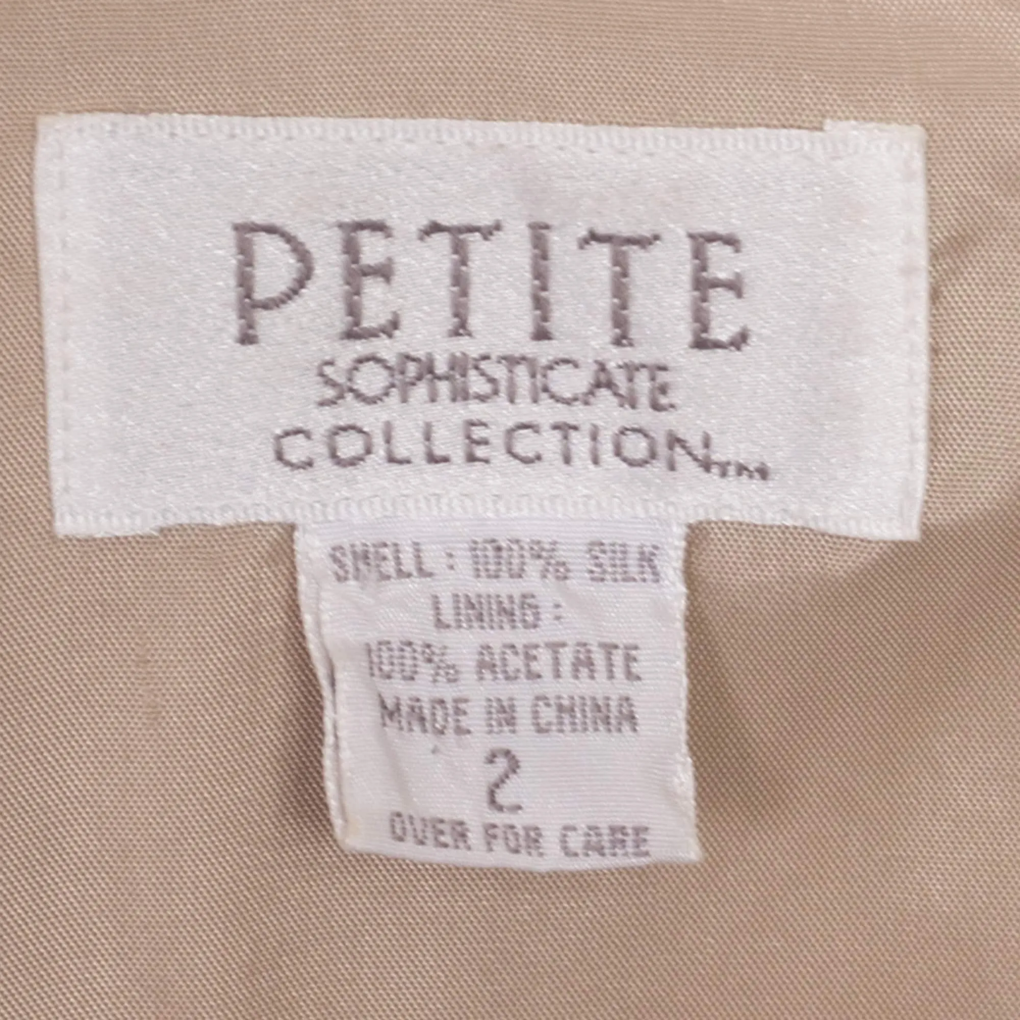 90s Silk Minimalist Secretary Dress - Extra Small
