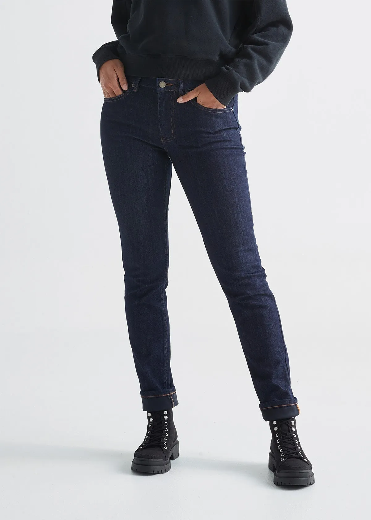 All-Weather Denim Slim Straight - Heritage Rinse