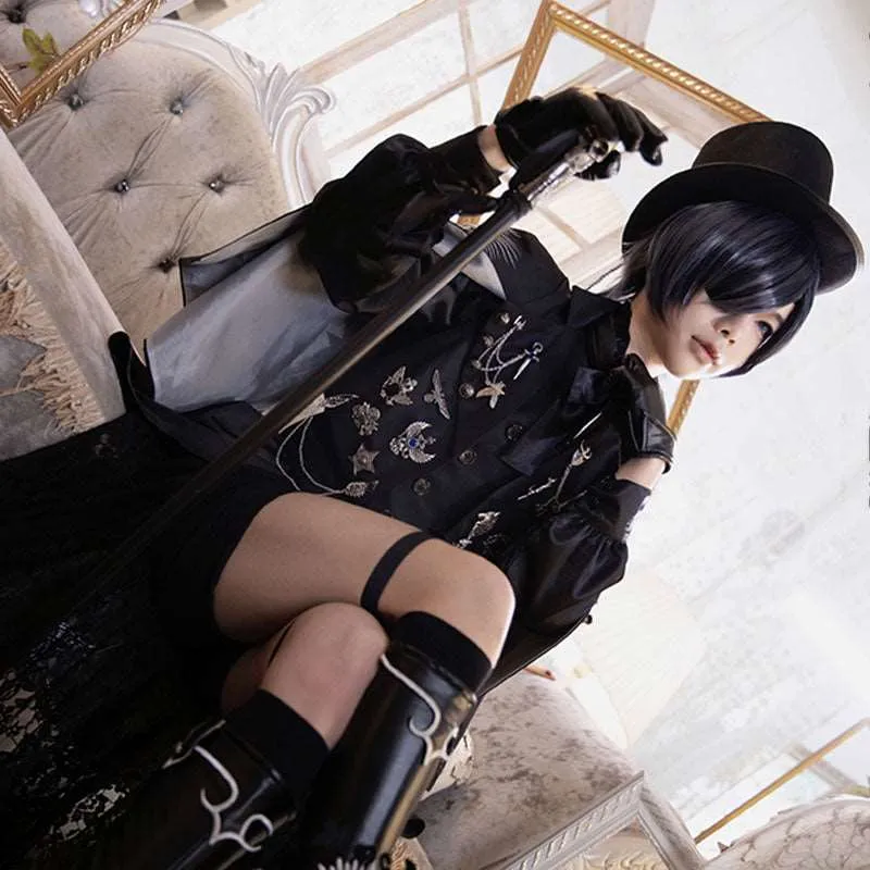 Black Butler Ciel Phantomhive 15th Anniversary Cosplay Costume