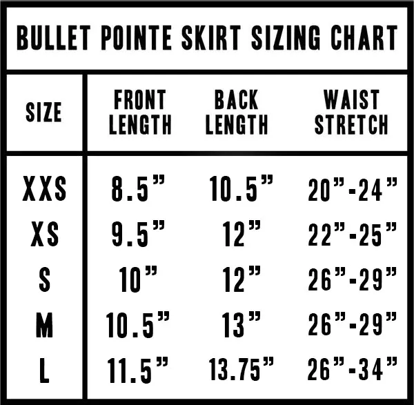 Bullet Pointe | Ballet Skirt | Sky