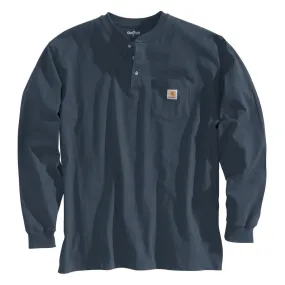 Carhartt Men's Tall Bluestone Workwear Pocket L/S Henley