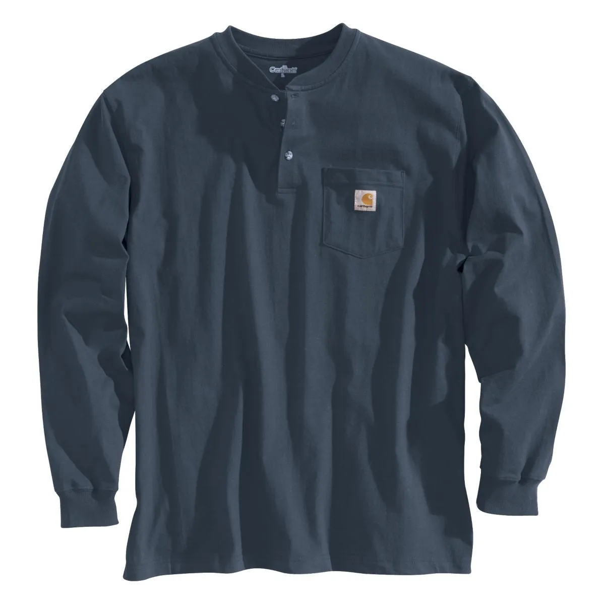 Carhartt Men's Tall Bluestone Workwear Pocket L/S Henley