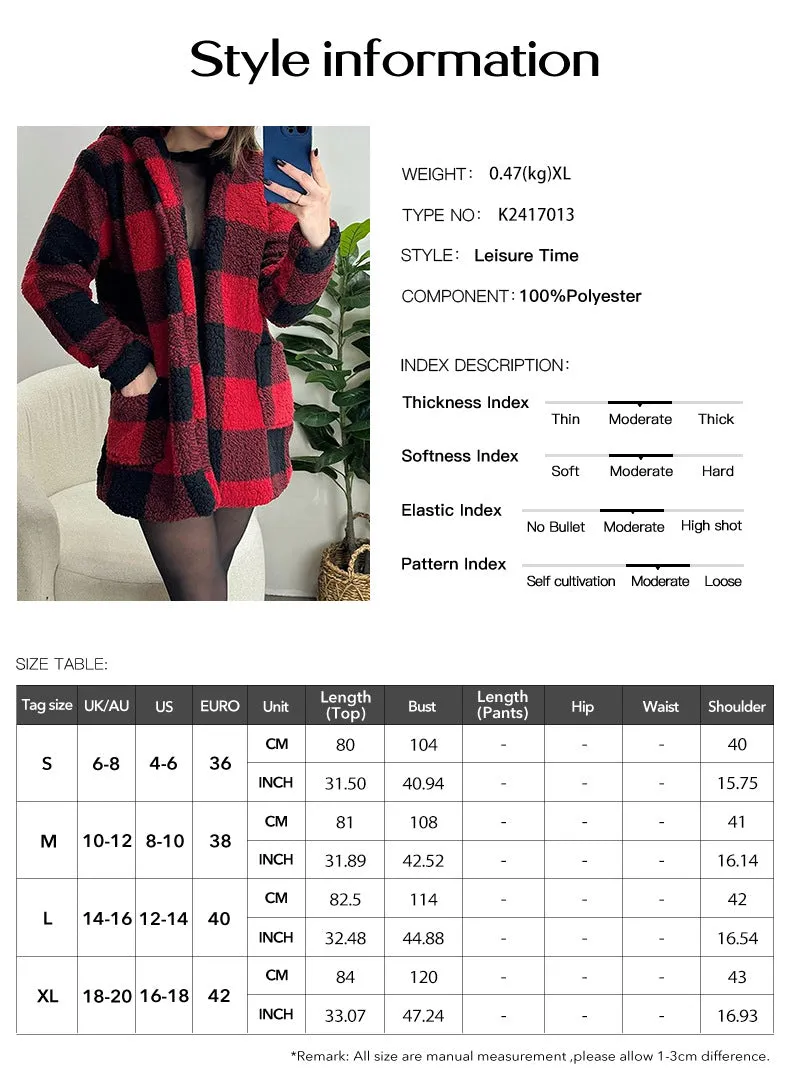 Casual Contrasting Buttonless Hooded Trench Coat