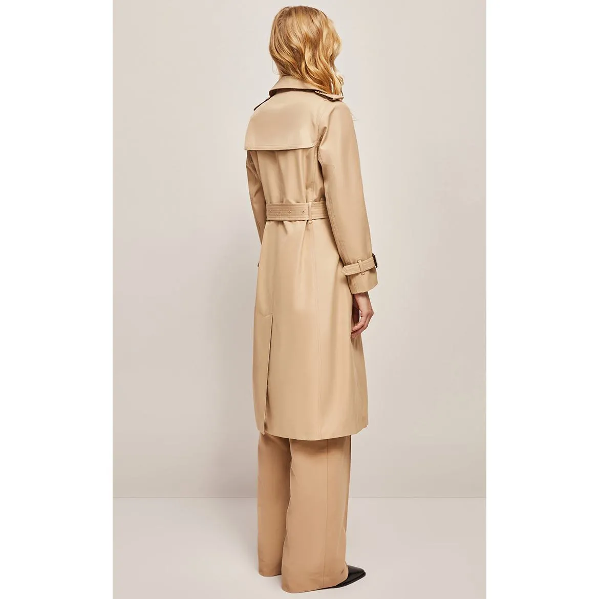 Double Breasted Cotton Trench Coat