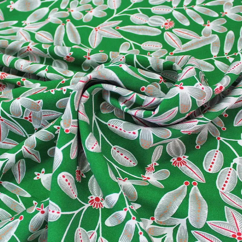 Dressmaking Viscose - Green - Great Pagoda