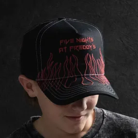Flame Structured Snapback Cap