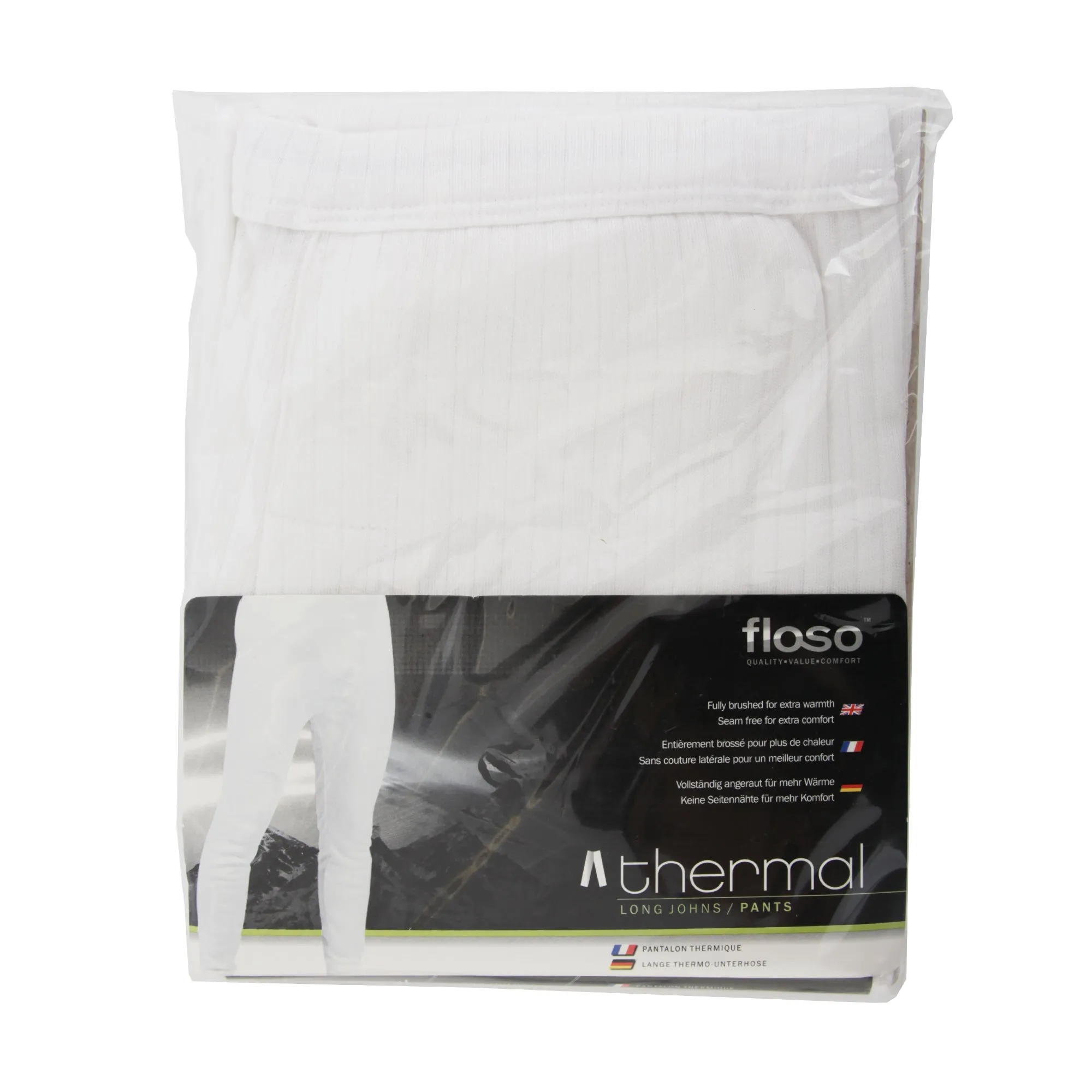 FLOSO Mens Thermal Underwear Long Johns/Pants (Viscose Premium Range)