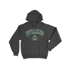 INFAMOUS Varsity Hoodie - Dark Gray
