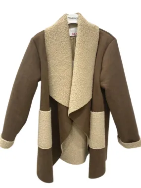 Italian Coat With Teddy Lining And Shawl Collar One Size