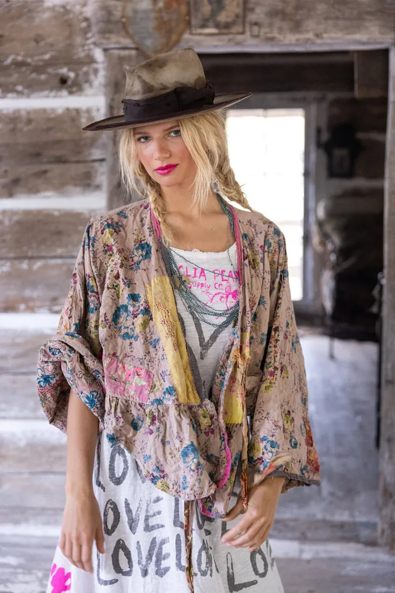 Jacket 993 - Quilted Lise Lotte Piano Shawl - Blueberry