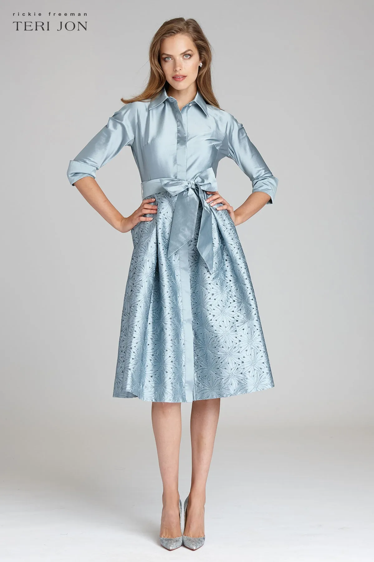 Lazercut Skirt Shirt Dress