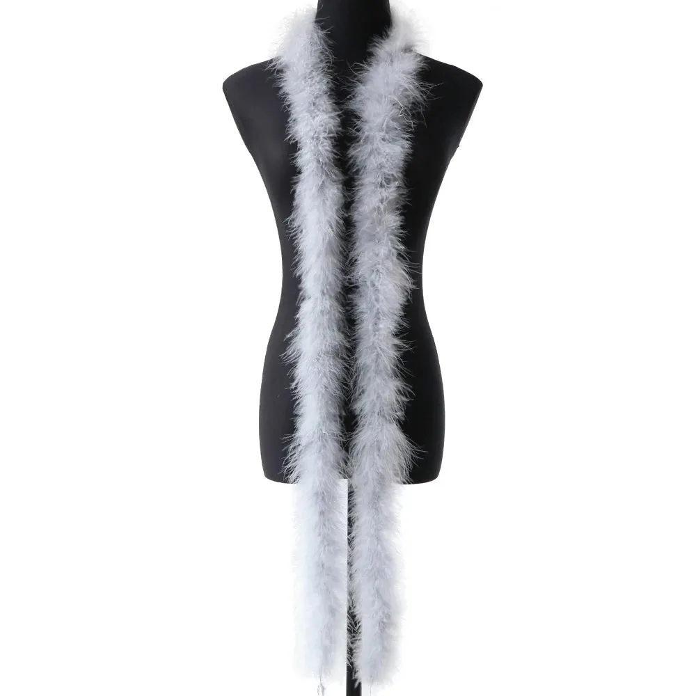Marabou Turkey Feathers Boa Shawl