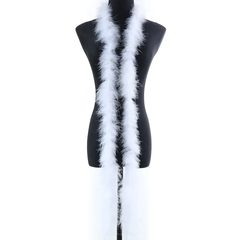 Marabou Turkey Feathers Boa Shawl