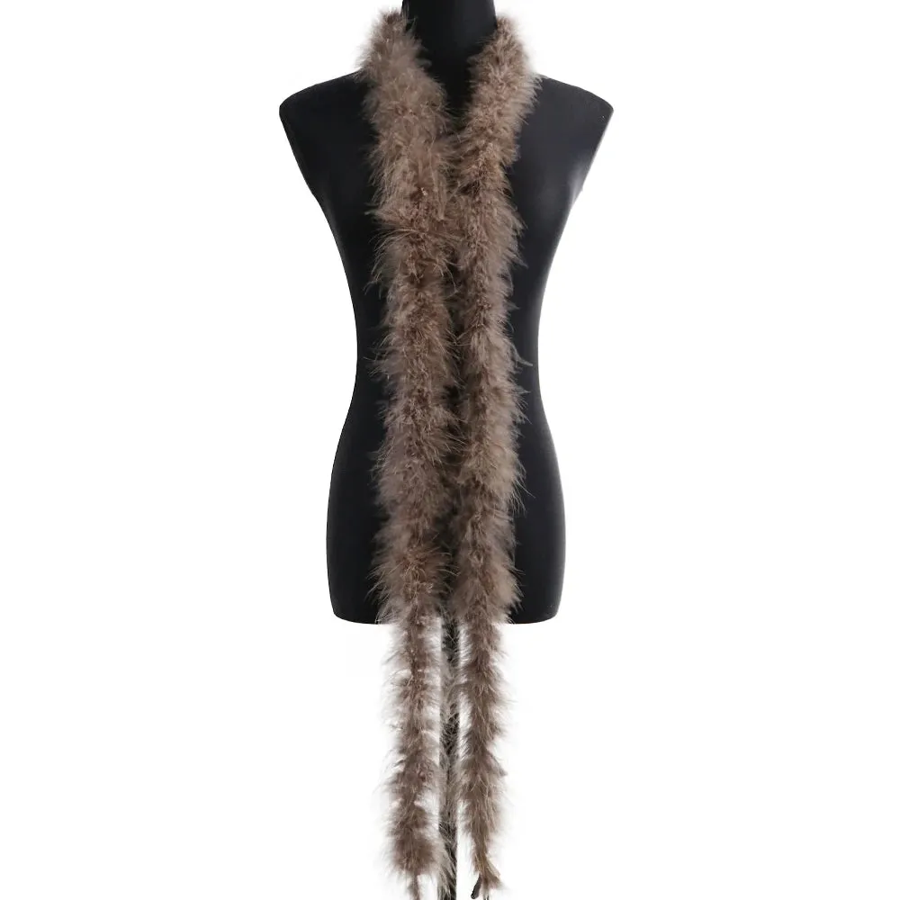 Marabou Turkey Feathers Boa Shawl