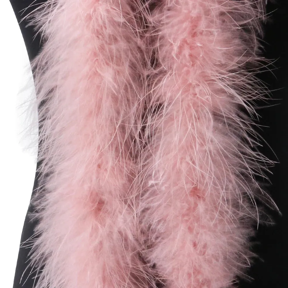 Marabou Turkey Feathers Boa Shawl