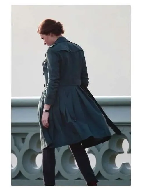 Mission Impossible 5 Rogue Nation Rebecca Ferguson Green Coat