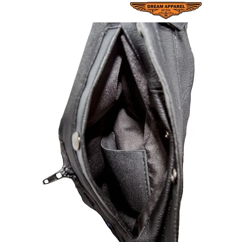 Motorcycle Club Vest With Gun Pocket