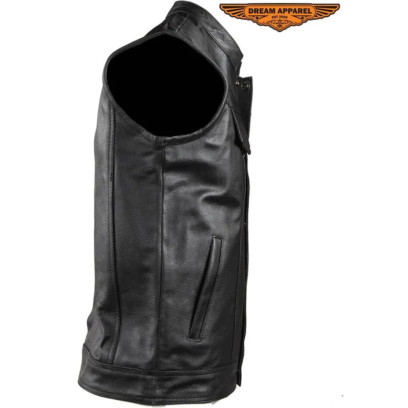 Motorcycle Club Vest With Gun Pocket