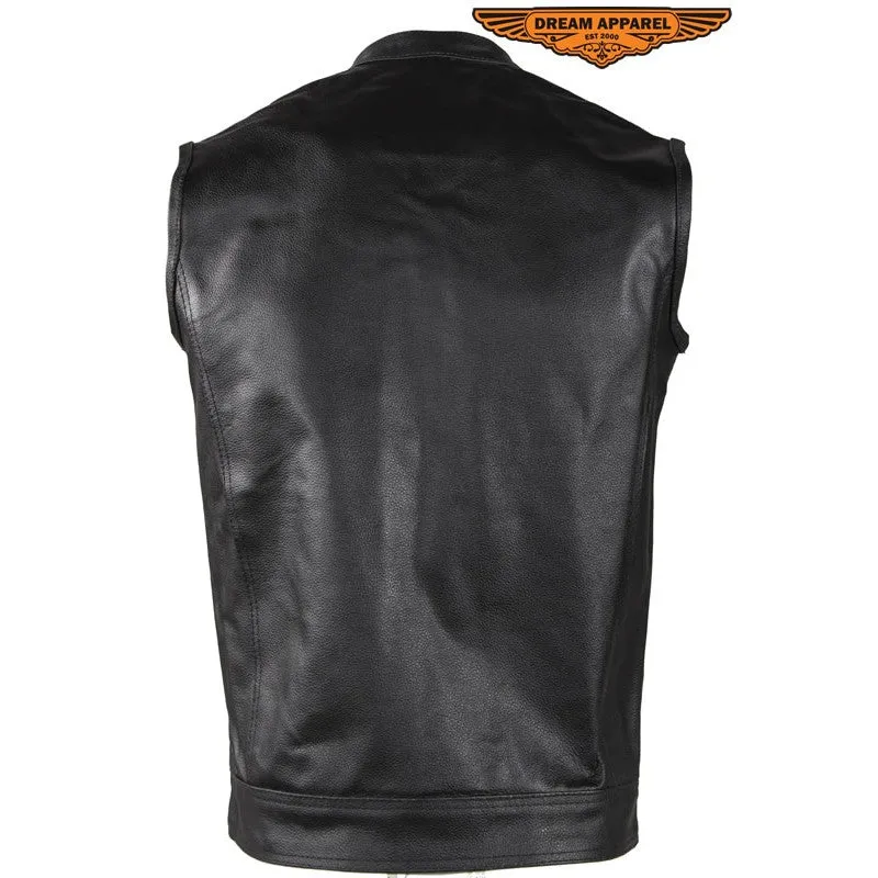 Motorcycle Club Vest With Gun Pocket