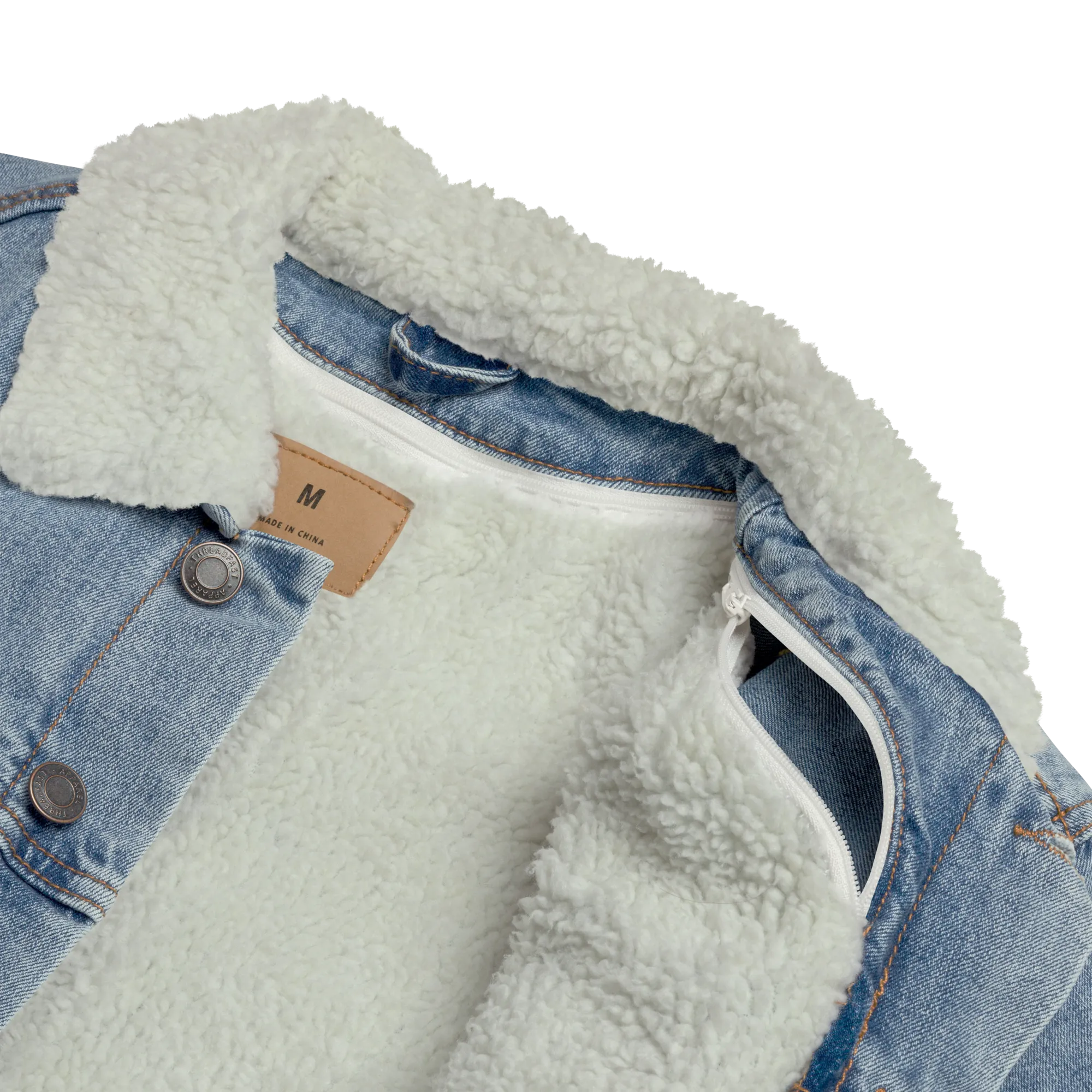 Multi Monogram sherpa jacket