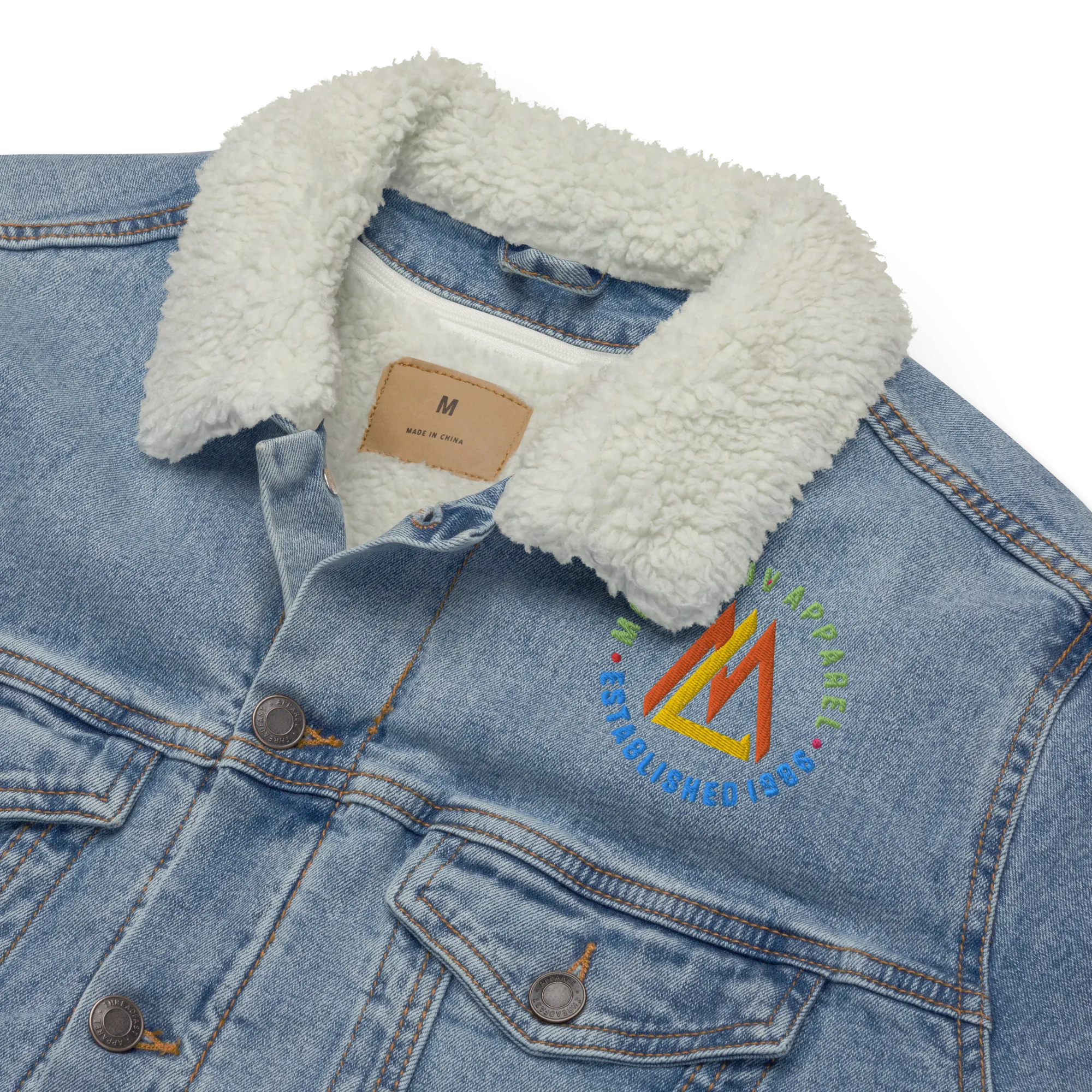 Multi Monogram sherpa jacket