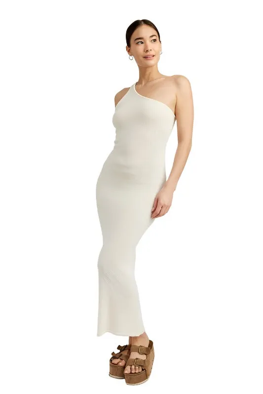 ONE SHOULDER MAXI DRESS