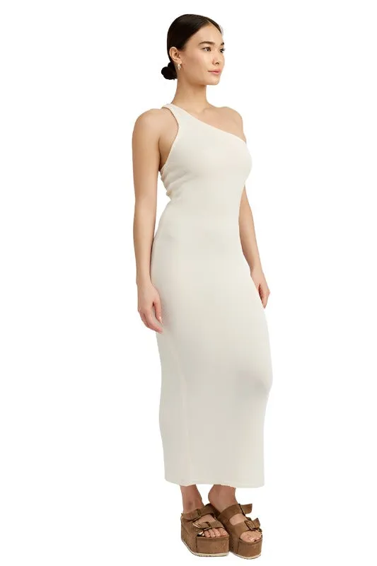 ONE SHOULDER MAXI DRESS