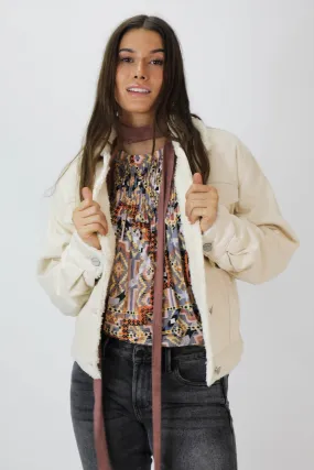 OWEN CROPPED VANILLA ICE JACKET
