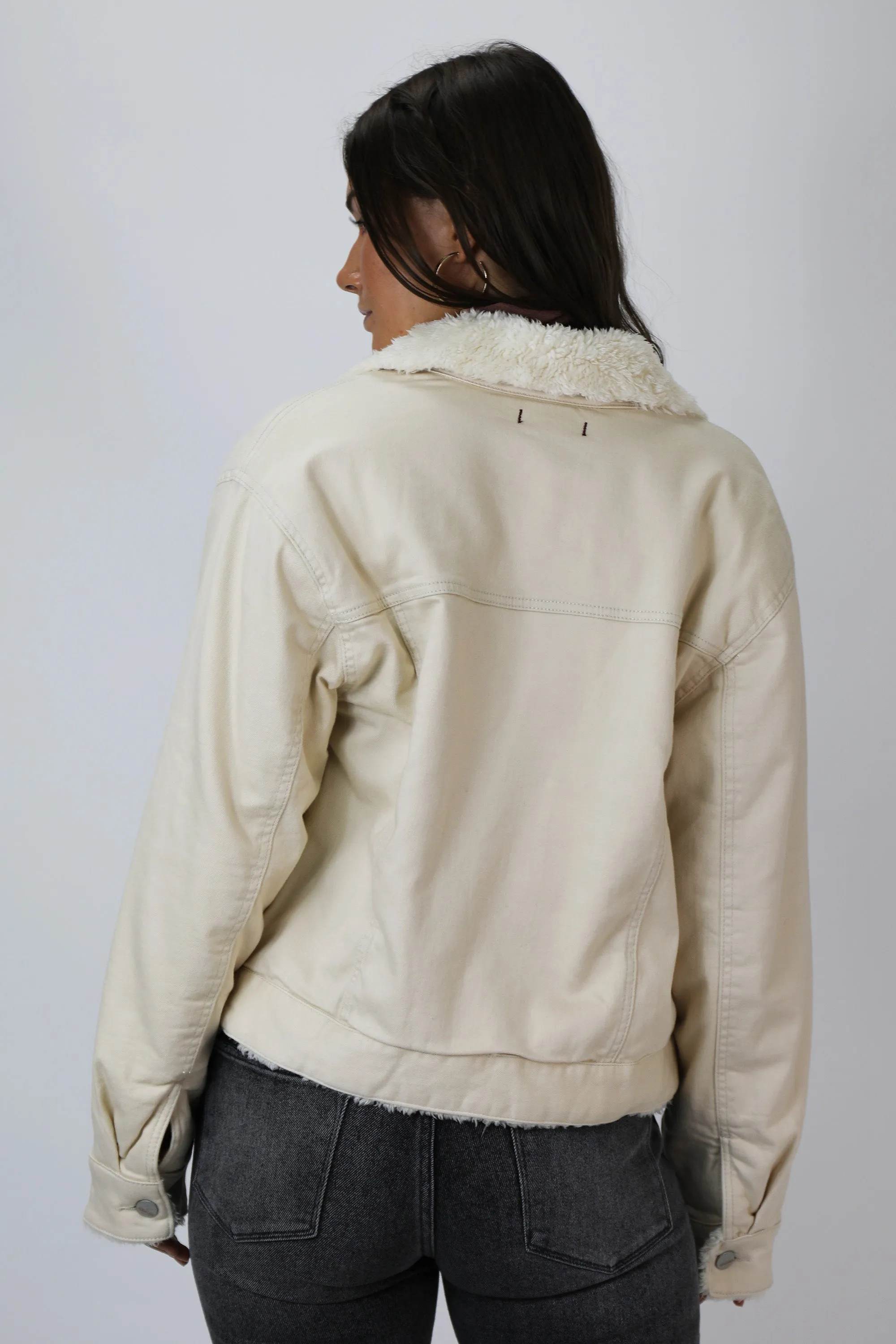 OWEN CROPPED VANILLA ICE JACKET