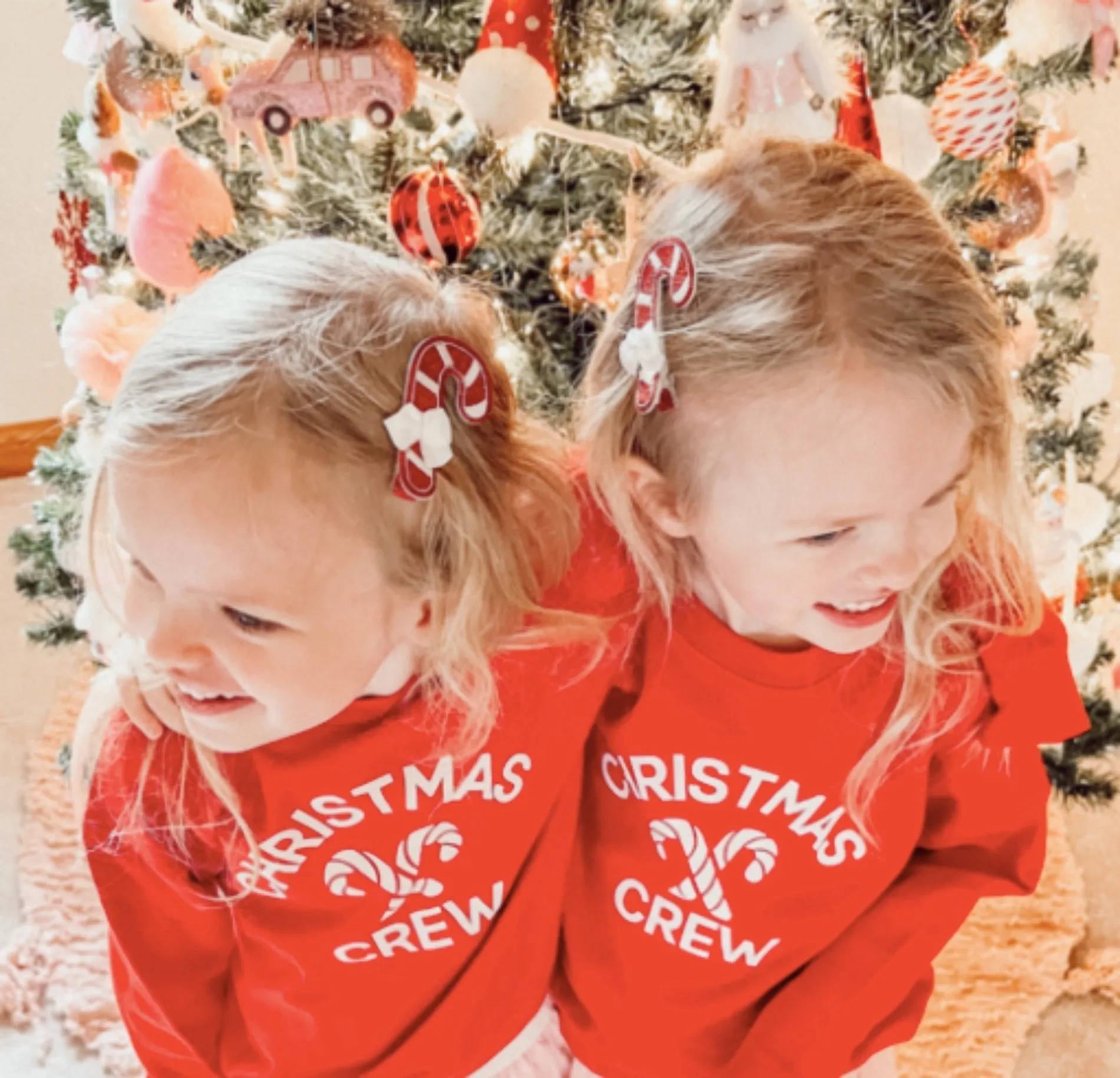 Sweet Wink Girls Candy Cane Hair Clip