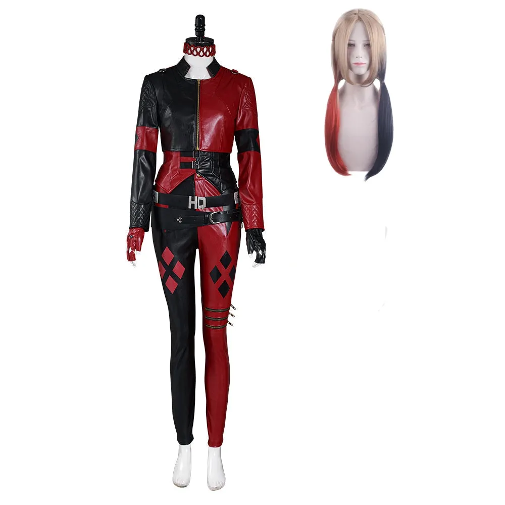 The Suicide Squad 2021 Harley Quinn Vest Pants Outfits Halloween Carnival Suit Cosplay Costume