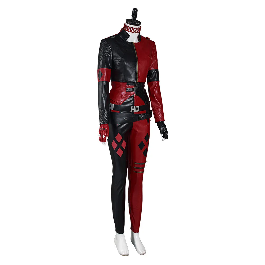 The Suicide Squad 2021 Harley Quinn Vest Pants Outfits Halloween Carnival Suit Cosplay Costume