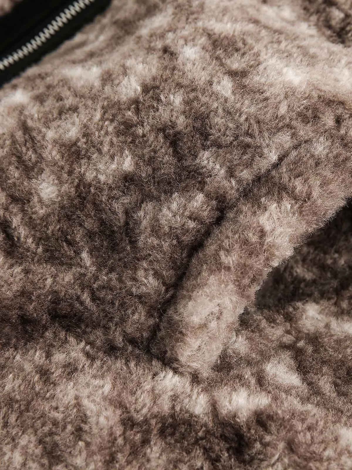 Thesupermade Reversible Sherpa Cheetah Jacket
