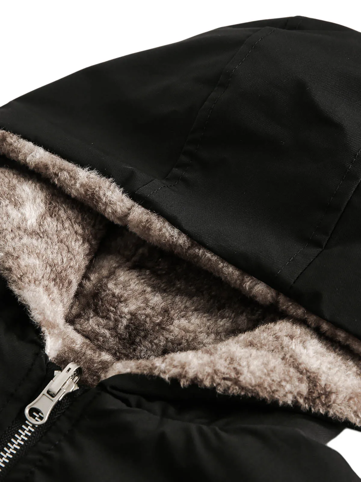 Thesupermade Reversible Sherpa Cheetah Jacket
