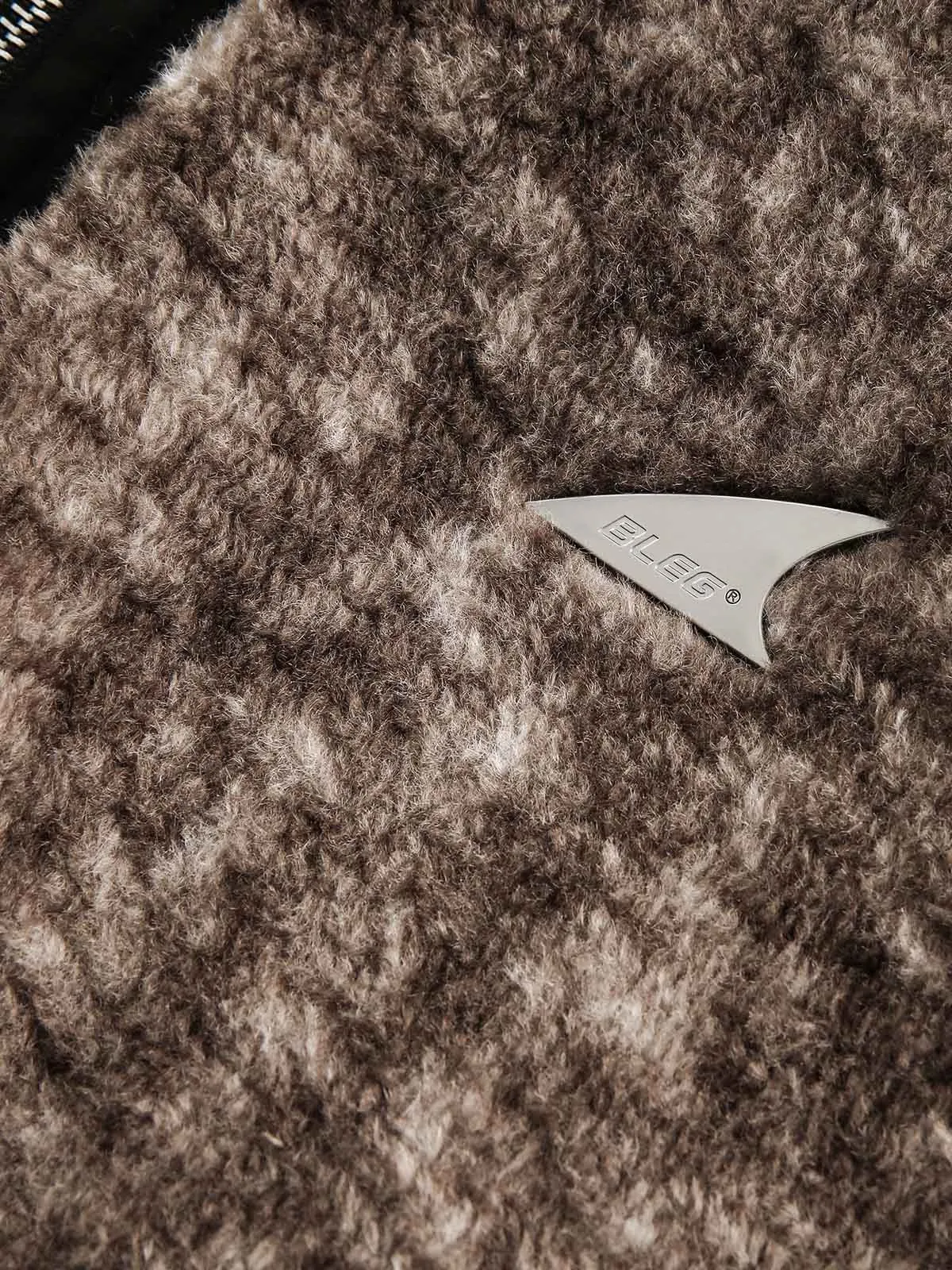 Thesupermade Reversible Sherpa Cheetah Jacket