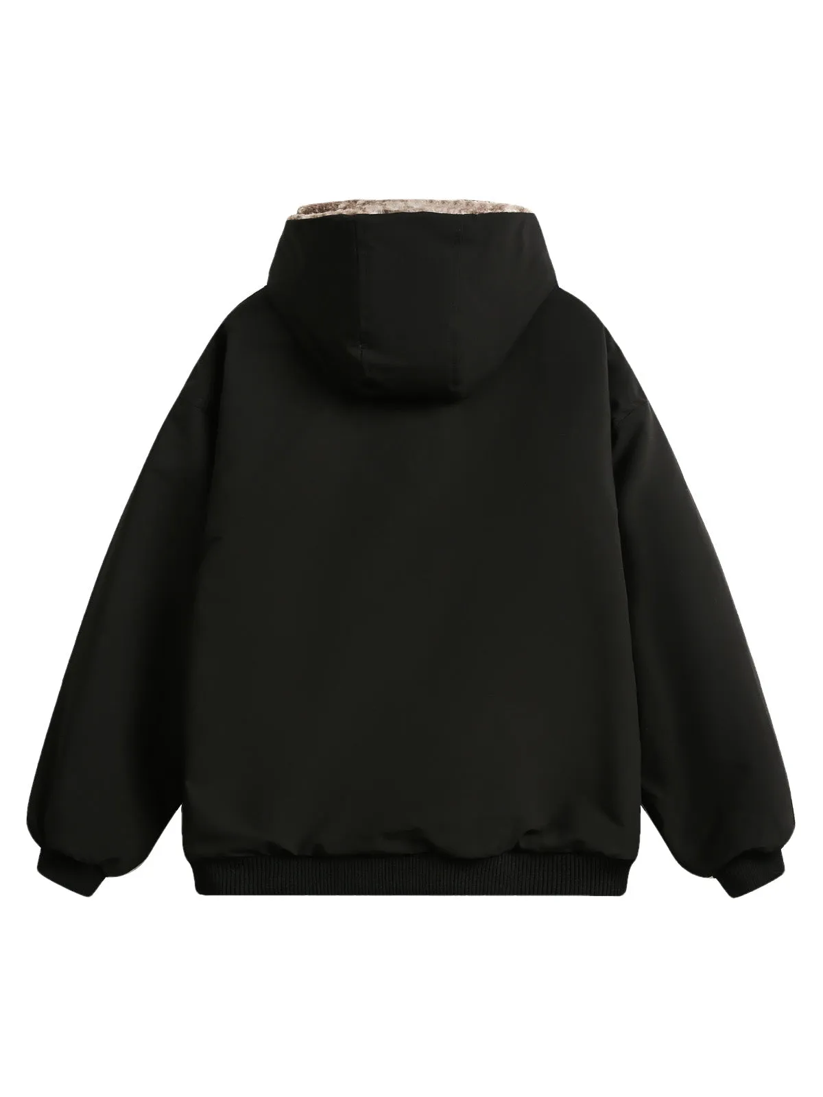 Thesupermade Reversible Sherpa Cheetah Jacket