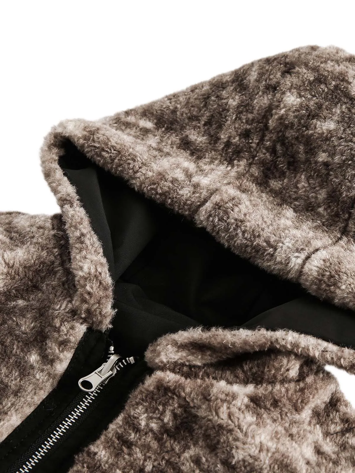 Thesupermade Reversible Sherpa Cheetah Jacket