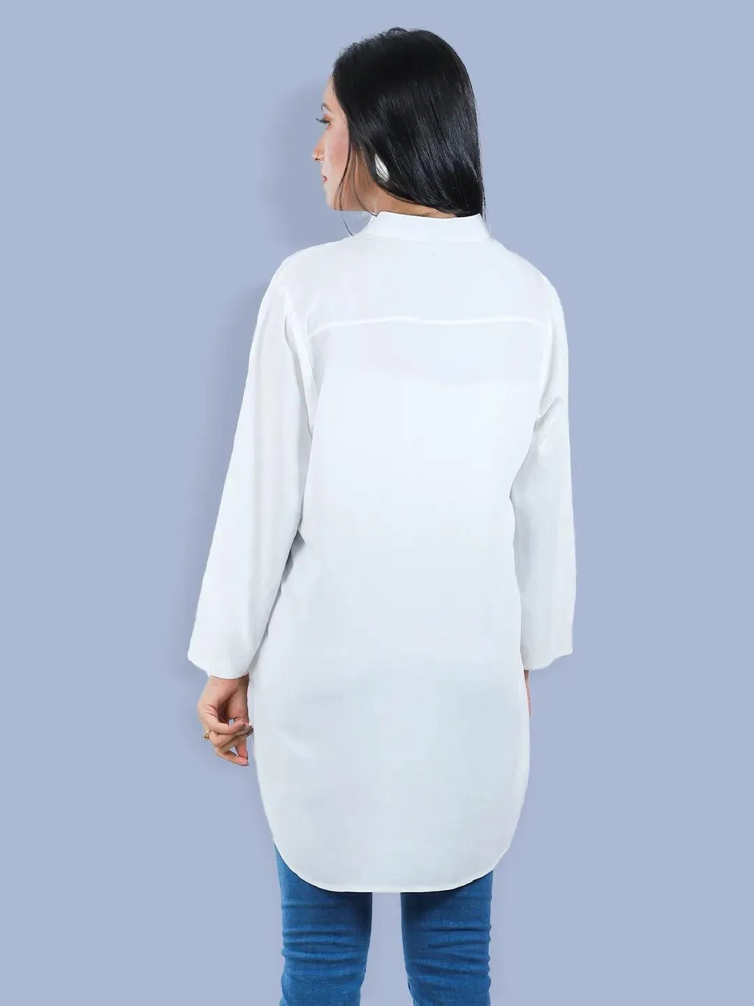 Women White Casual Shirt