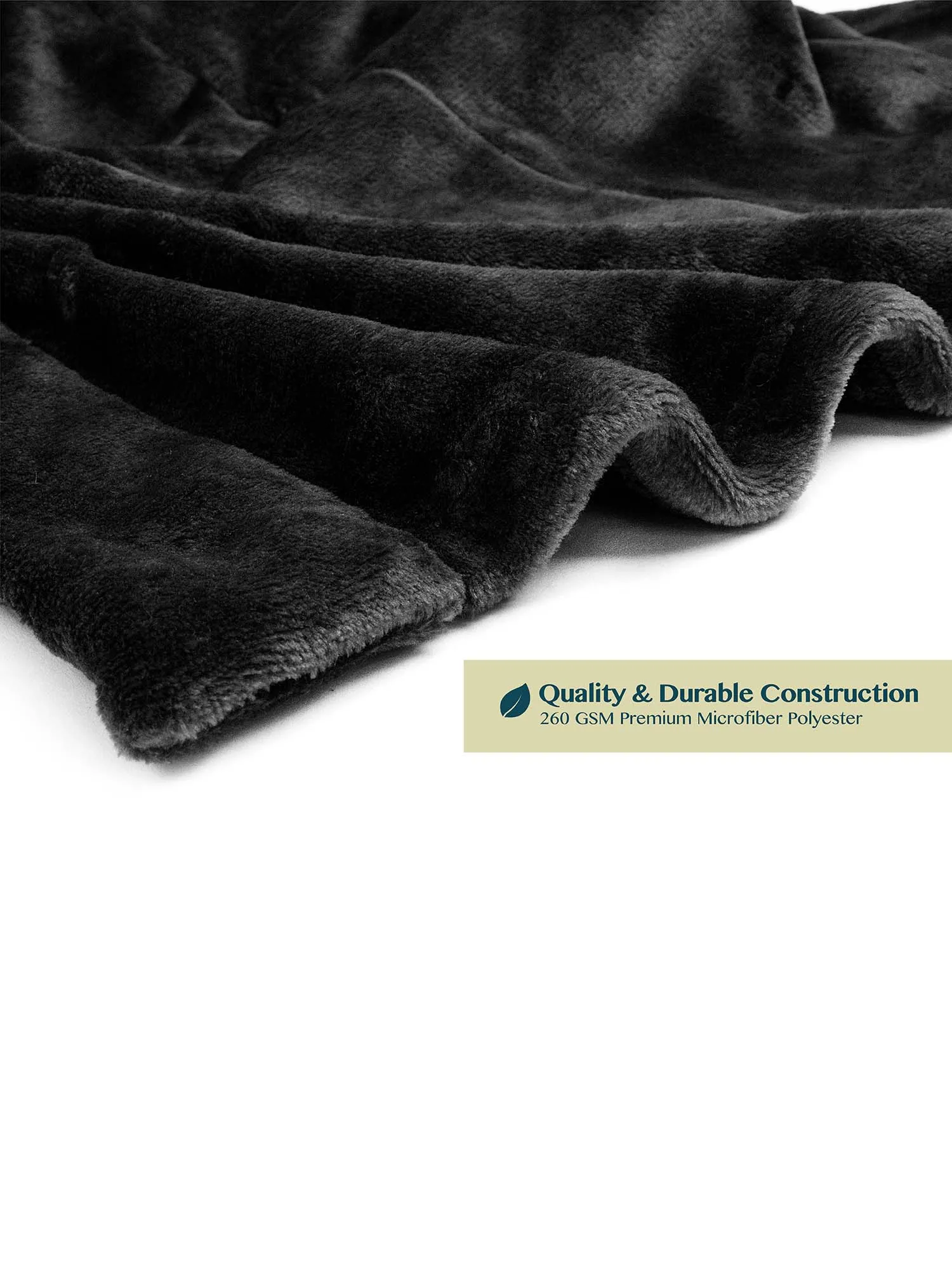 Women's Satin and Waffle Trim Fleece Robe
