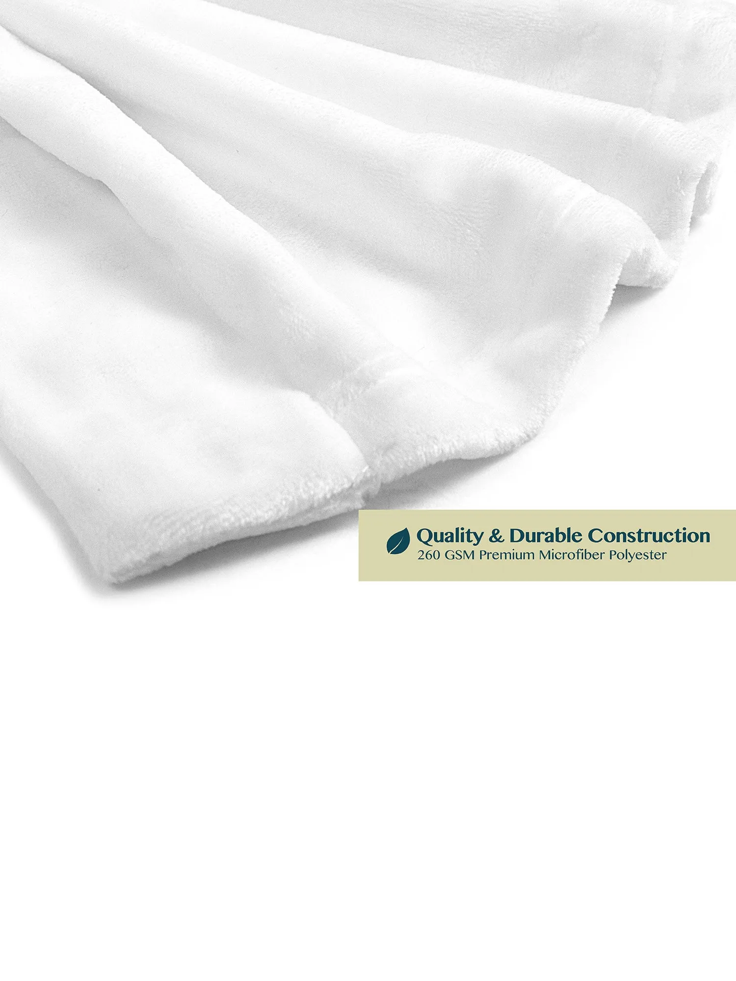 Women's Satin and Waffle Trim Fleece Robe