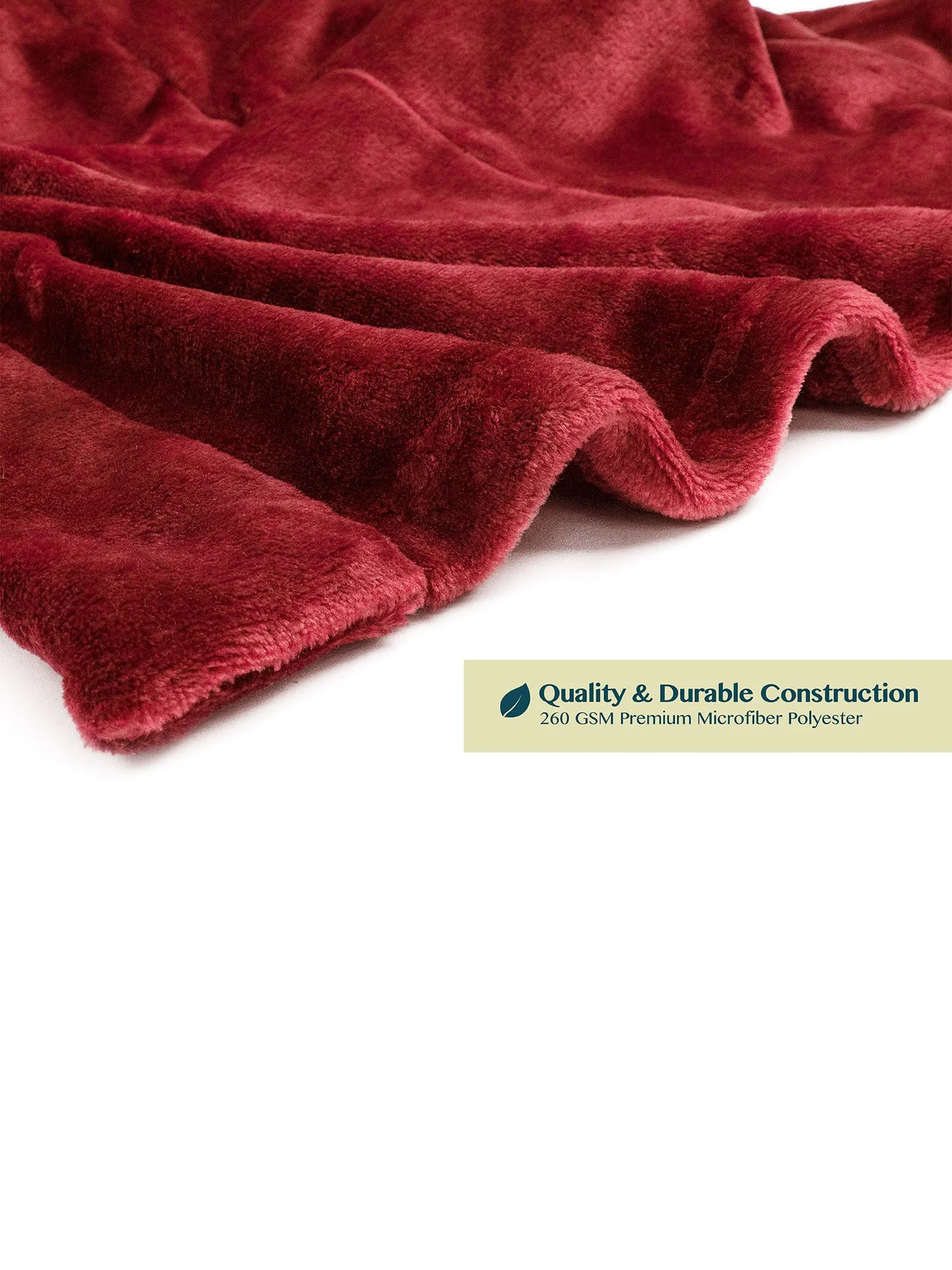 Women's Satin and Waffle Trim Fleece Robe