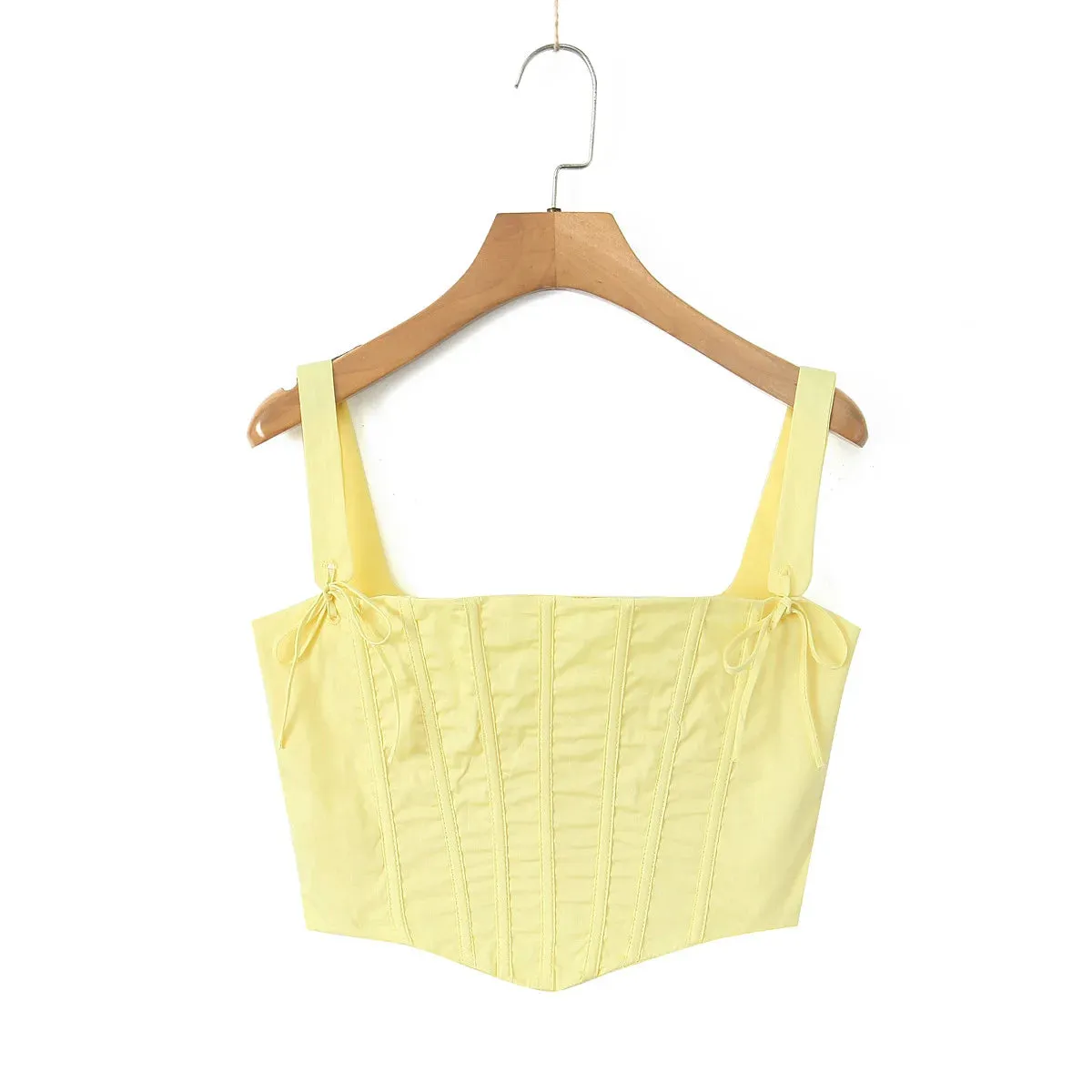 Yellow High Slit Two-Piece Dress - Perfect for Brunch & Vacations