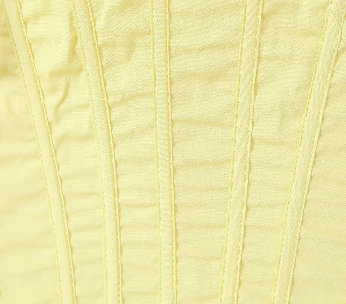 Yellow High Slit Two-Piece Dress - Perfect for Brunch & Vacations
