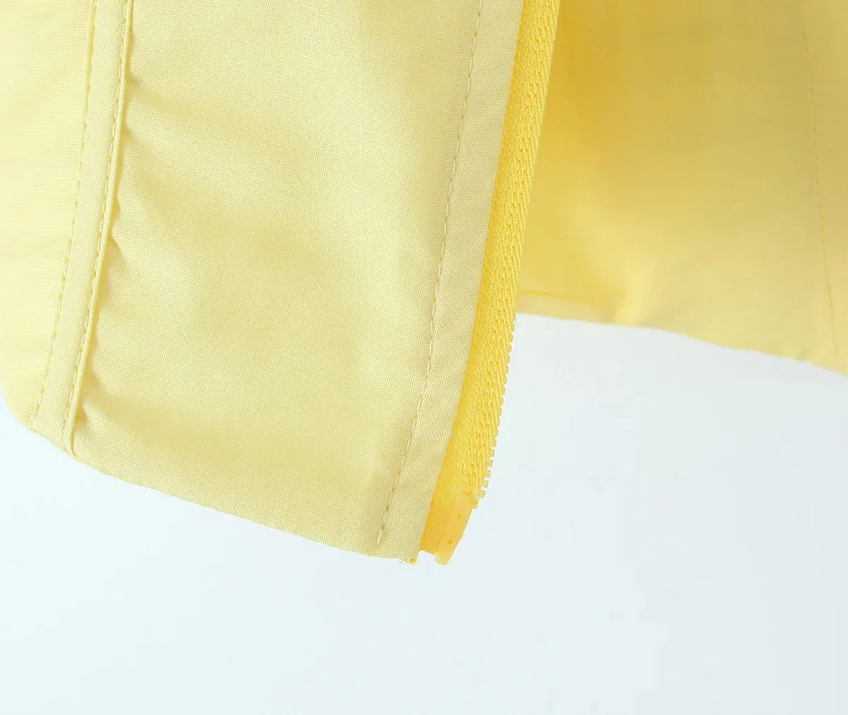 Yellow High Slit Two-Piece Dress - Perfect for Brunch & Vacations