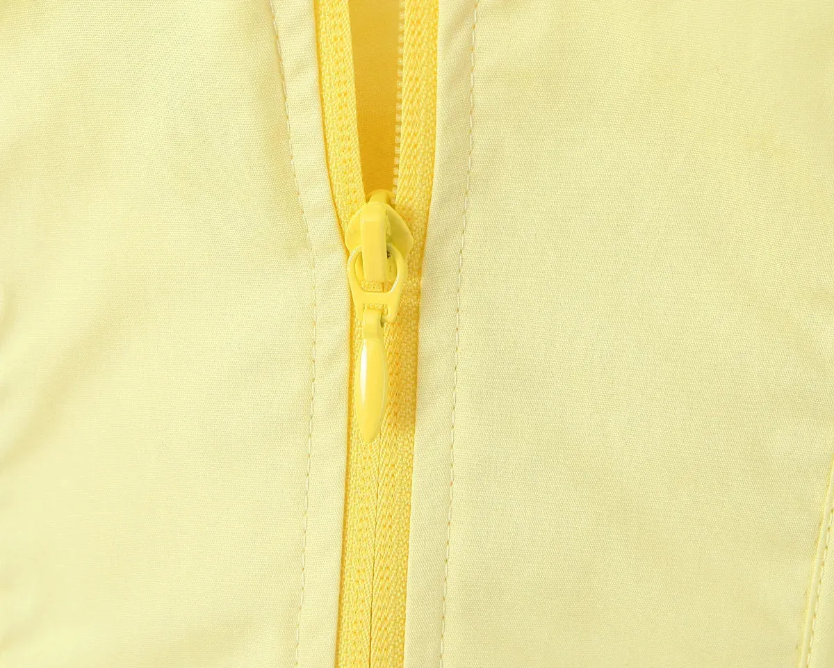 Yellow High Slit Two-Piece Dress - Perfect for Brunch & Vacations