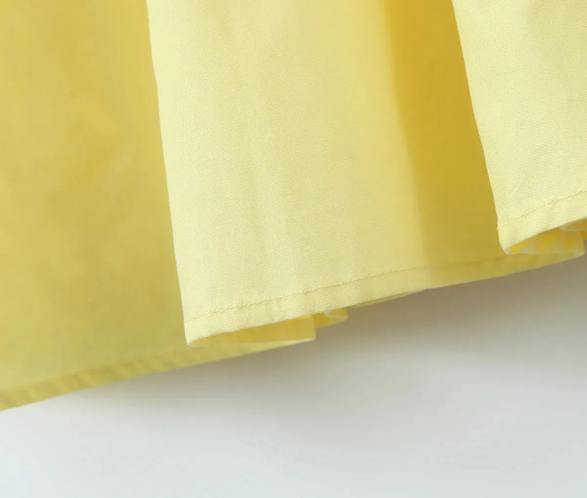 Yellow High Slit Two-Piece Dress - Perfect for Brunch & Vacations